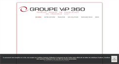 Desktop Screenshot of groupe-vip360.com